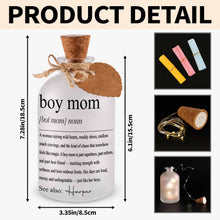 Load image into Gallery viewer, Personalized Short Bottle Light for Boy Mom Custom Gift