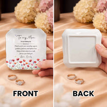Load image into Gallery viewer, Personalized Lace Jewelry Dish Custom Name Gift for Mom