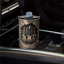 Load image into Gallery viewer, Personalized 10oz Stainless Steel Tumbler Custom Name Music Gift for Him