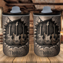 Load image into Gallery viewer, Personalized 10oz Stainless Steel Tumbler Custom Name Music Gift for Him