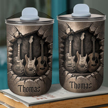 Load image into Gallery viewer, Personalized 10oz Stainless Steel Tumbler Custom Name Music Gift for Him