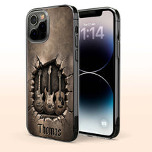 Load image into Gallery viewer, Personalized Clear Phone Case Custom Name Music Lover Gift