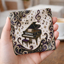 Load image into Gallery viewer, Personalized Ceramic Coaster Custom Music Design Gift for Music Lovers