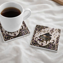 Load image into Gallery viewer, Personalized Ceramic Coaster Custom Music Design Gift for Music Lovers