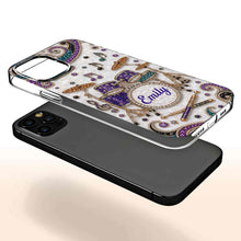 Load image into Gallery viewer, Personalized Clear Phone Case for Music Lovers Custom Name Gift