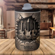Load image into Gallery viewer, Personalized Guitarist Nutrition Facts 10oz Tumbler Gift for Music Lovers