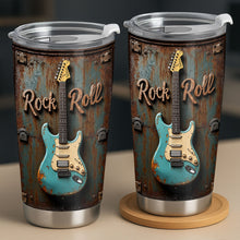 Load image into Gallery viewer, Personalized Stainless Steel Tumbler Custom Music Gift for Dad