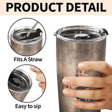 Load image into Gallery viewer, Personalized Acoustic & Electric Guitar Tumbler Custom Name 20oz Gift for Music Lovers