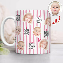 Load image into Gallery viewer, Personalized Full Mug Best Mom Ever Custom Face Gift for Mom
