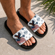 Load image into Gallery viewer, Personalized Eagle Slide Sandals Custom Photo Gift for Family