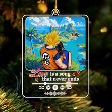 Load image into Gallery viewer, Personalized Acrylic Ornament Love Song Gift for Couples