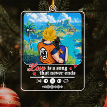 Load image into Gallery viewer, Personalized Acrylic Ornament Love Song Gift for Couples