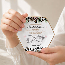 Load image into Gallery viewer, Personalized Hexagonal Jewelry Dish Custom Name for Niece