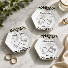 Load image into Gallery viewer, Personalized Hexagonal Jewelry Dish Custom Name for Niece