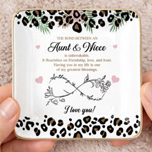 Load image into Gallery viewer, Personalized Ceramic Jewelry Dish Custom Gift for Niece