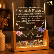 Load image into Gallery viewer, Personalized Acrylic Night Light Custom Name Gift for Niece