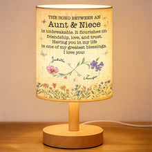 Load image into Gallery viewer, Personalized Fabric Lamp Custom Name Gift for Niece