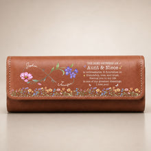 Load image into Gallery viewer, Personalized Leather Eyeglass Case Custom Name Gift for Niece