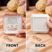 Load image into Gallery viewer, Personalized Lace Jewelry Dish Custom Name Gift for Niece
