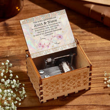 Load image into Gallery viewer, Personalized Wooden Music Box Custom Niece Gift for Birthday