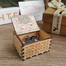 Load image into Gallery viewer, Personalized Wooden Music Box Custom Niece Gift for Birthday
