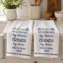 Load image into Gallery viewer, Personalized Kitchen Towel Custom Name Gift for Neighbors