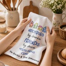 Load image into Gallery viewer, Personalized Kitchen Towel Custom Name Gift for Neighbors