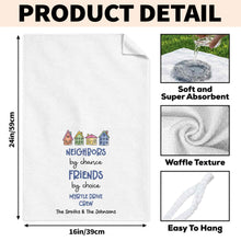 Load image into Gallery viewer, Personalized Kitchen Towel Custom Name Gift for Neighbors