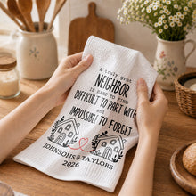 Load image into Gallery viewer, Personalized Kitchen Towel Custom Gift for Neighbors & Friends