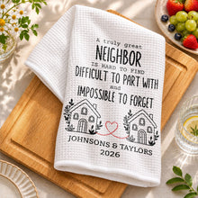 Load image into Gallery viewer, Personalized Kitchen Towel Custom Gift for Neighbors & Friends