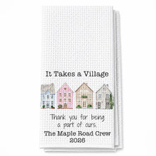Load image into Gallery viewer, Personalized Thank You Neighbor Kitchen Towel Custom Gift