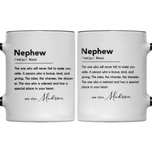Load image into Gallery viewer, Personalized Custom Accent Mug for Nephew Birthday Gift