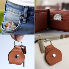 Load image into Gallery viewer, Personalized Pocket Hug Keychain for Aunt & Nephew Gift