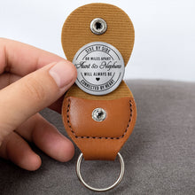 Load image into Gallery viewer, Personalized Pocket Hug Keychain for Aunt & Nephew Gift