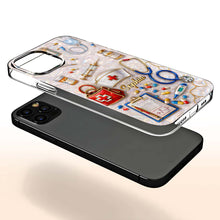 Load image into Gallery viewer, Personalized Clear Phone Case for Nurses Custom Name Gift