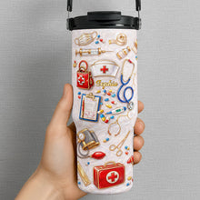 Load image into Gallery viewer, Personalized 30oz Tumbler for Nurses | Custom Name Gift