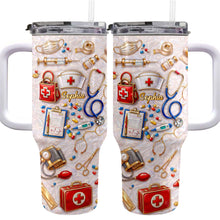 Load image into Gallery viewer, Personalized 40oz Tumbler Custom Name Healthcare Gift for Nurses