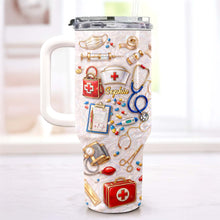 Load image into Gallery viewer, Personalized 40oz Tumbler Custom Name Healthcare Gift for Nurses