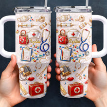 Load image into Gallery viewer, Personalized 40oz Tumbler Custom Name Healthcare Gift for Nurses