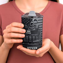 Load image into Gallery viewer, Personalized 10oz Stainless Steel Tumbler American Flag Gift for Dad