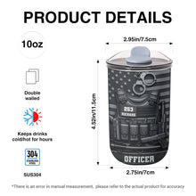 Load image into Gallery viewer, Personalized 10oz Stainless Steel Tumbler American Flag Gift for Dad