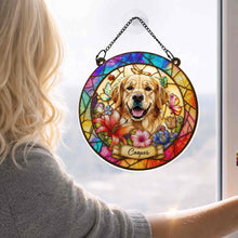 Load image into Gallery viewer, Personalized Custom Dog Suncatcher Gift for Pet Lovers