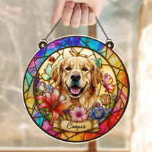 Load image into Gallery viewer, Personalized Custom Dog Suncatcher Gift for Pet Lovers