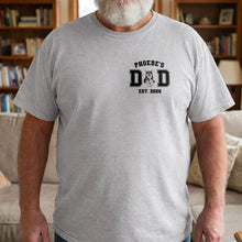 Load image into Gallery viewer, Personalized Dad Est Dog T-Shirt Custom Pet Illustration Gift