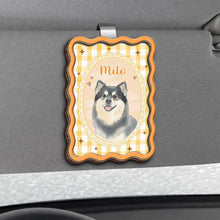Load image into Gallery viewer, Personalized Car Visor Clip Custom Dog Photo Gift for Pet Lovers
