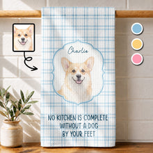 Load image into Gallery viewer, Personalized Cat Photo Kitchen Towel Custom Decor Gift for Cat Lovers
