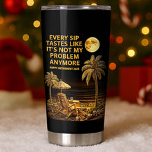 Load image into Gallery viewer, Personalized 20oz Stainless Steel Tumbler Custom Retirement Gift for Dad