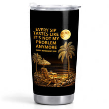 Load image into Gallery viewer, Personalized 20oz Stainless Steel Tumbler Custom Retirement Gift for Dad