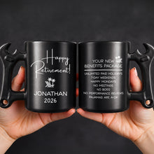 Load image into Gallery viewer, Personalized Wrench Handle Coffee Mug Custom Gift for Dad