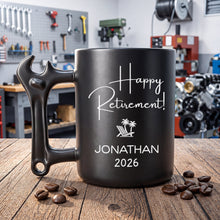 Load image into Gallery viewer, Personalized Wrench Handle Coffee Mug Custom Gift for Dad
